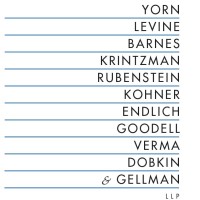 Yorn Levine Barnes Krintzman Rubenstein Kohner Endlich Goodell Verma Dobkin & Gellman