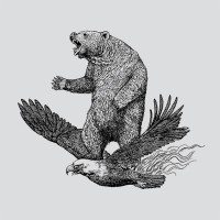 Bear Meets Eagle On Fire