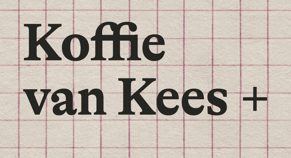 Koffie van Kees