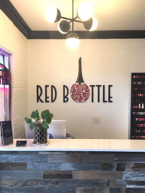 Red Bottle Nail Bar