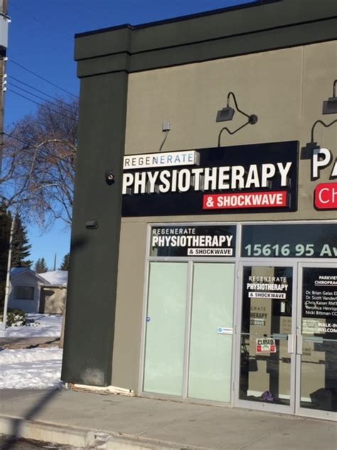 Regenerate Physiotherapy & Shockwave Edmonton
