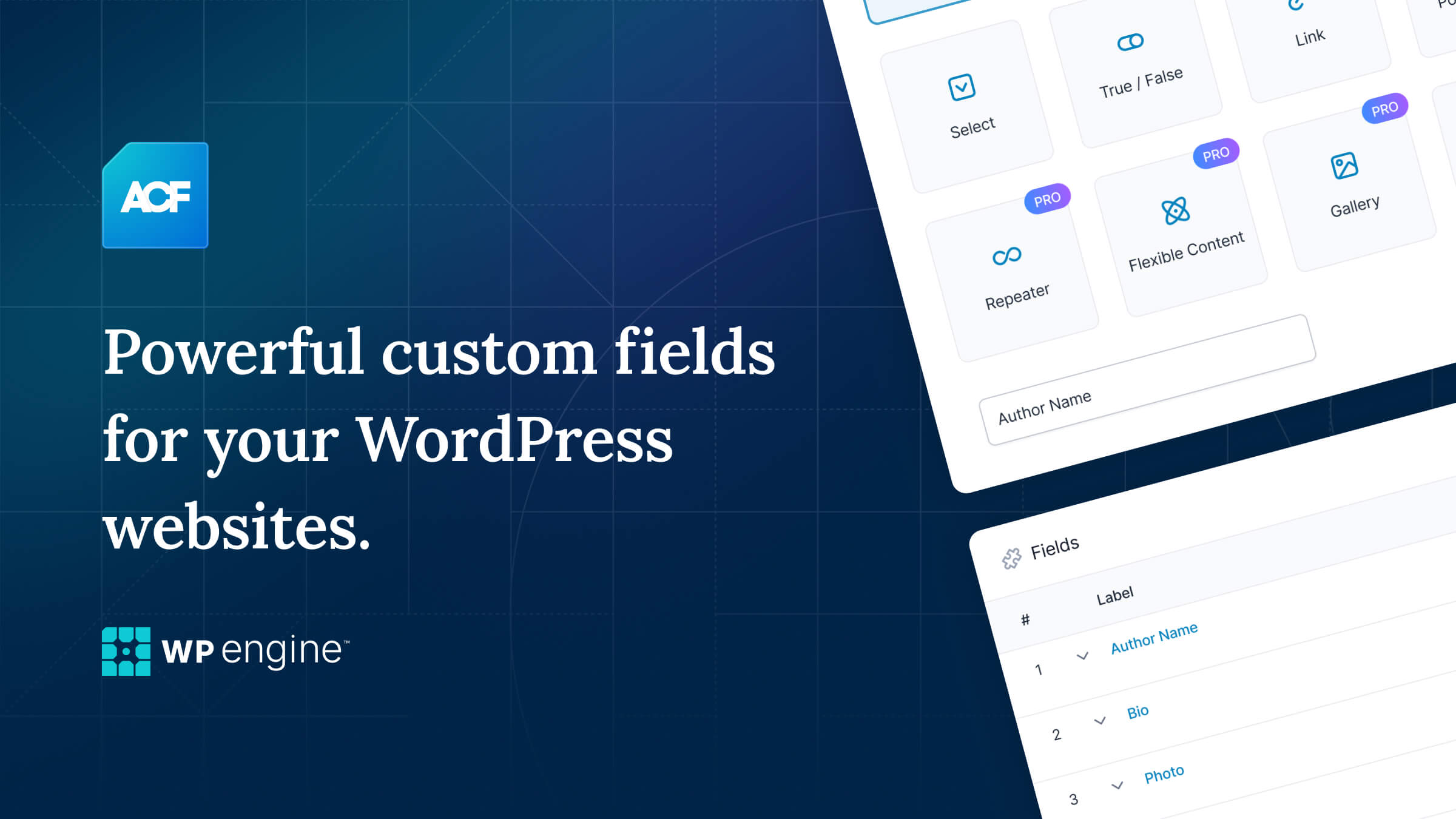 ACF | Advanced Custom Fields Plugin for WordPress